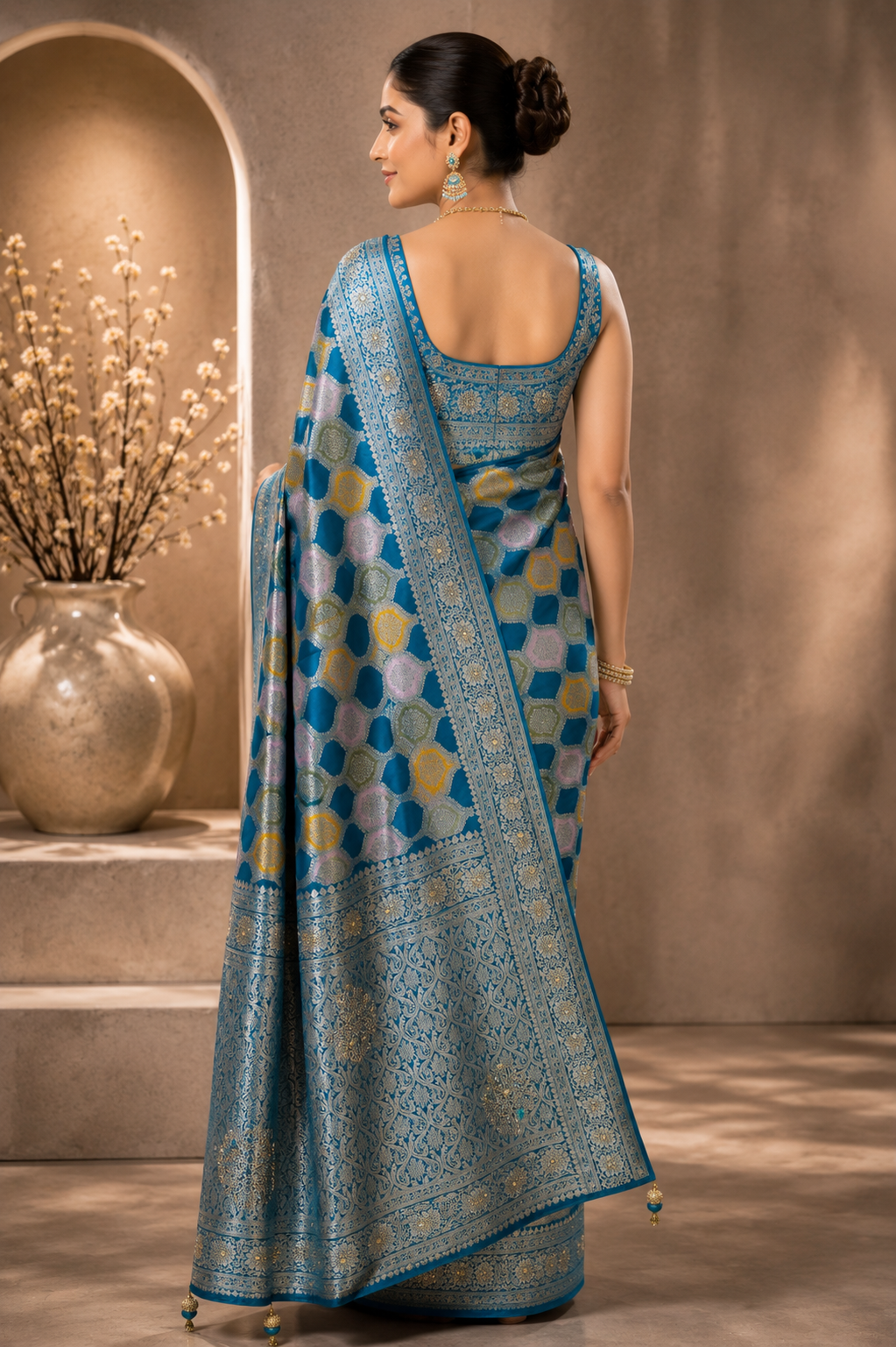 Dupatta saree