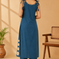 Premium Cotton Printed Kurta Set with Dupatta – Teal Blue