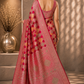 luxurious Rani Pink Banarasi-style Saree