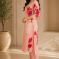 Blush Pink Floral Kurta Set 🌸✨