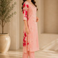 Blush Pink Floral Kurta Set 🌸✨