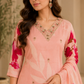 Blush Pink Floral Kurta Set 🌸✨