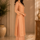 Stunning peach luxury kurta set ✨