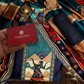 Elegant Designer Suit Set – Timeless Art-Inspired Elegance