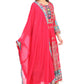 💖 Boho Royal Magenta Mirror Work Suit Set for Women | Multicolor Embroidered Kurta with Dupatta &amp; Pants | Wedding &amp; Festive Wear