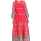 💖 Boho Royal Magenta Mirror Work Suit Set for Women | Multicolor Embroidered Kurta with Dupatta &amp; Pants | Wedding &amp; Festive Wear
