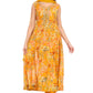 Sunlit Bloom Mustard Floral Anarkali Suit Set for Women | Sleeveless Kurta with Dupatta &Pants | Festive Ethnic Wear
