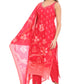 Rose Charm Pink Cotton Suit Set