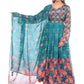 Elegant Floral Anarkali Suit Set with Dupatta