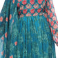 Elegant Floral Anarkali Suit Set with Dupatta