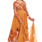 Mustard Floral Anarkali Set with Dupatta – A Blend of Warm Elegance