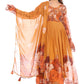 Mustard Floral Anarkali Set with Dupatta – A Blend of Warm Elegance