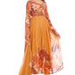 Mustard Floral Anarkali Set with Dupatta – A Blend of Warm Elegance