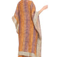 Rustic Mauve-Gold Striped Kurta Set with Heavy Lace Work