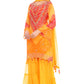 Radiant Yellow &amp; Red Bandhani Sharara Suit Set