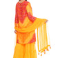 Radiant Yellow &amp; Red Bandhani Sharara Suit Set
