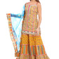 Vibrant Multicolor Sharara Suit – Traditional Elegance with a Modern Twist