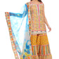 Vibrant Multicolor Sharara Suit – Traditional Elegance with a Modern Twist
