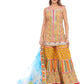 Vibrant Multicolor Sharara Suit – Traditional Elegance with a Modern Twist