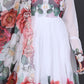 Elegant White Floral Anarkali Suit with Dupatta – Perfect for Festive &amp; Special Occasions