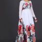Elegant White Floral Anarkali Suit with Dupatta – Perfect for Festive &amp; Special Occasions